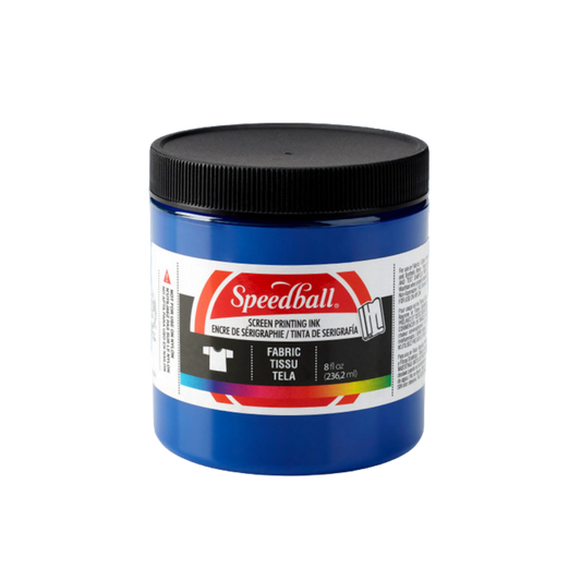 Screen Printing Fabric Ink 8 oz –– Process Cyan