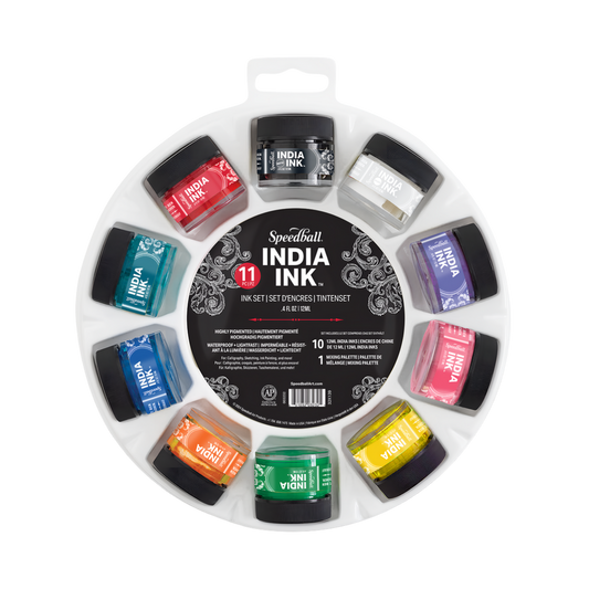 10-Color India Ink Set