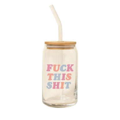 Can Glass w/ Lid
