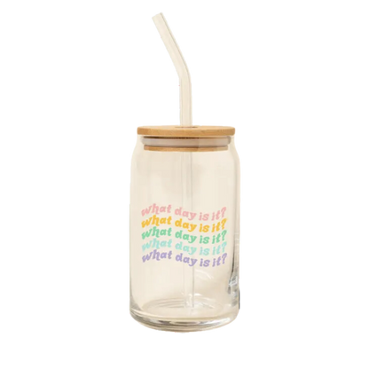 Can Glass w/ Lid