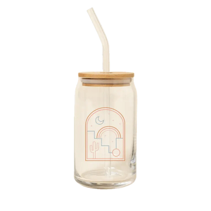 Can Glass w/ Lid