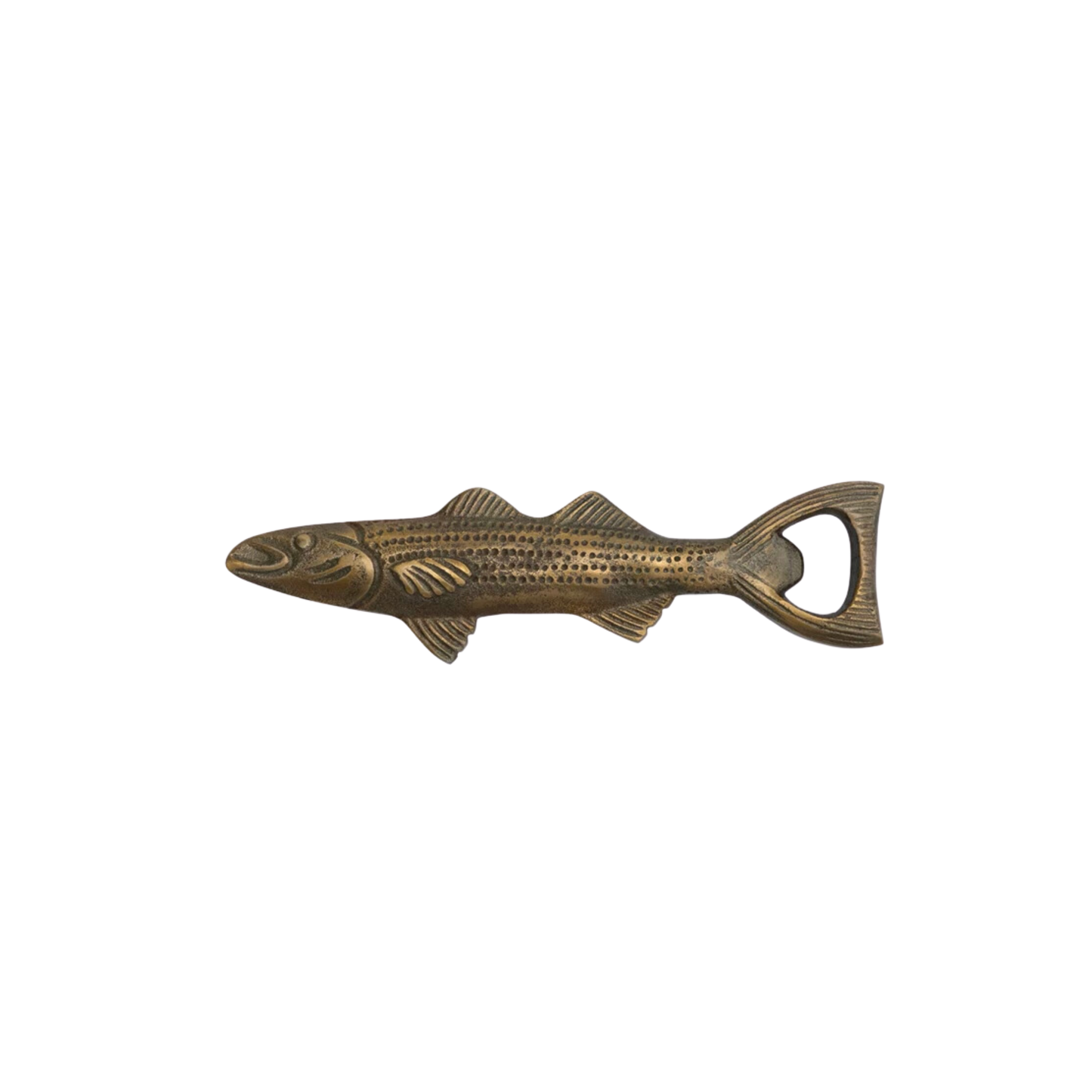 Brass Fish Bottle Opener