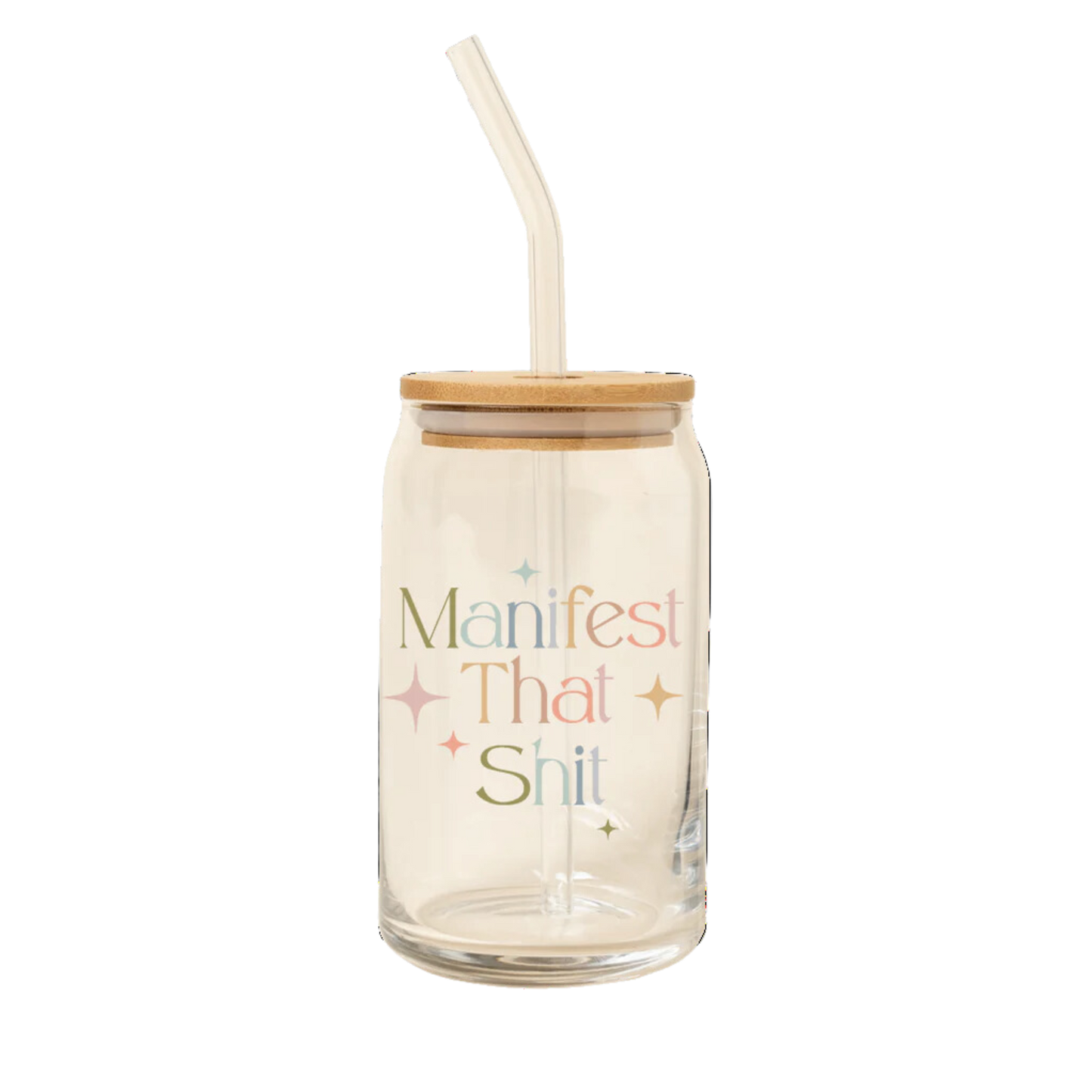 Can Glass w/ Lid