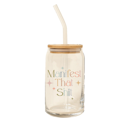 Can Glass w/ Lid