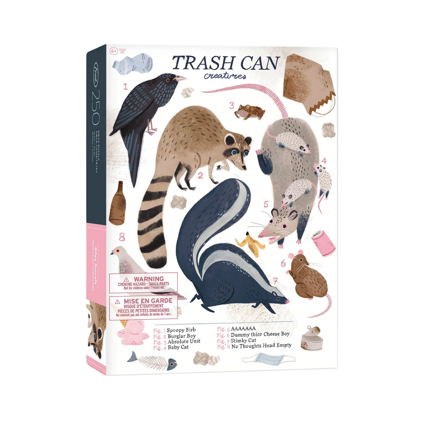 Puzzle 250 PC- Riley Samels- Trash Can Creatures