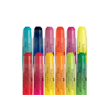 Gelatos Pigment Art Sticks - 15-Piece Set