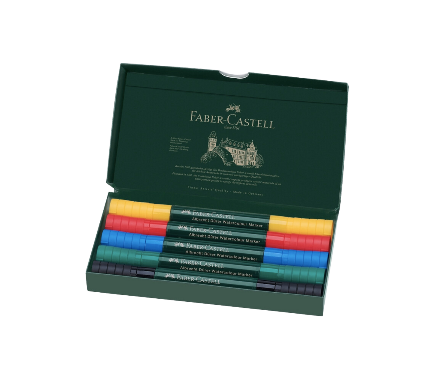 Albrecht Dürer Watercolor Markers, 5 Basic Colors