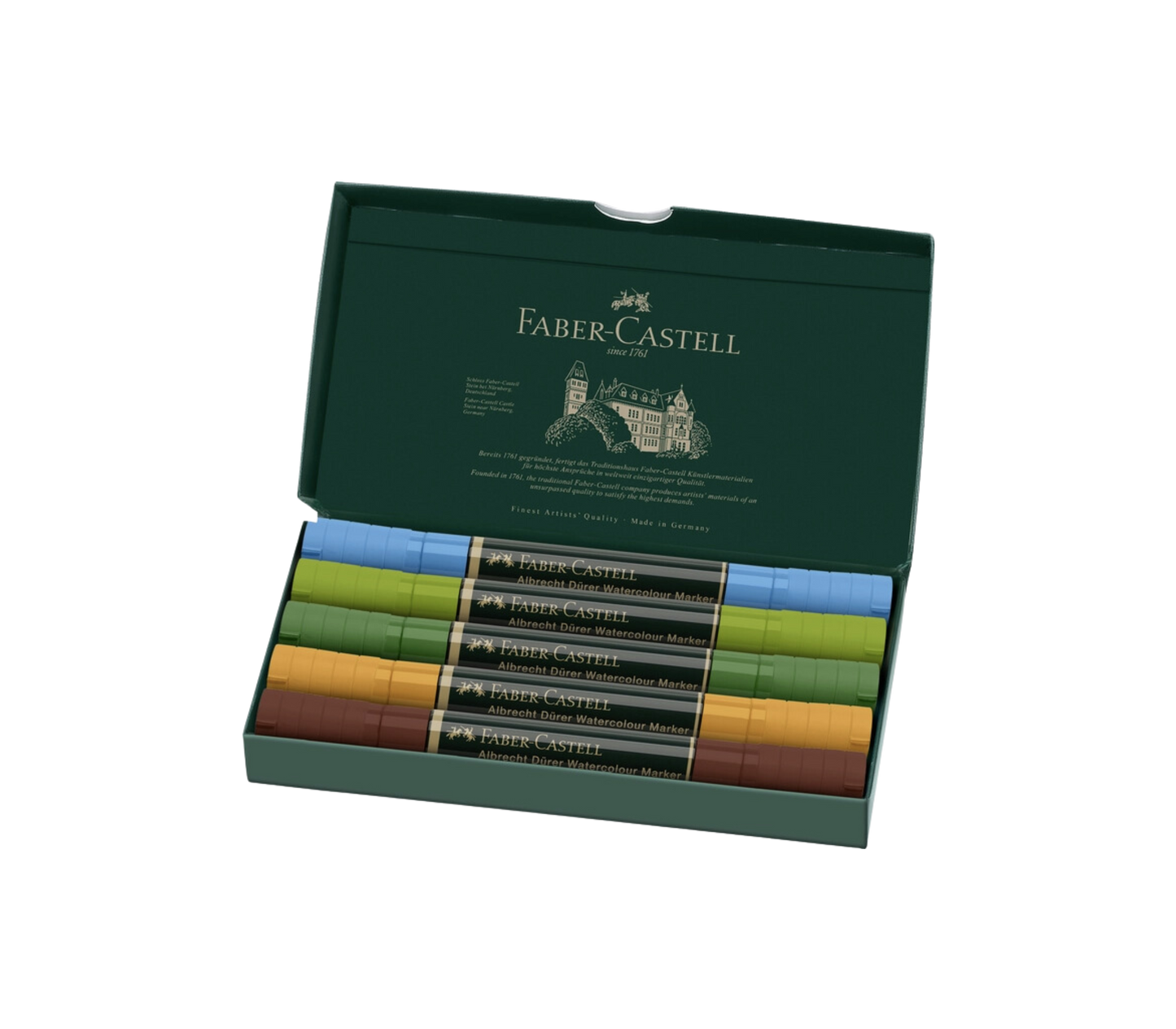Albrecht Dürer Watercolor Markers, Plein Air - Wallet of 5