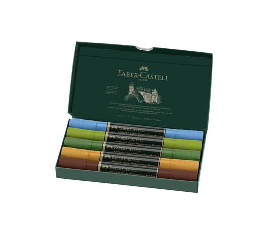 Albrecht Dürer Watercolor Markers, Plein Air - Wallet of 5