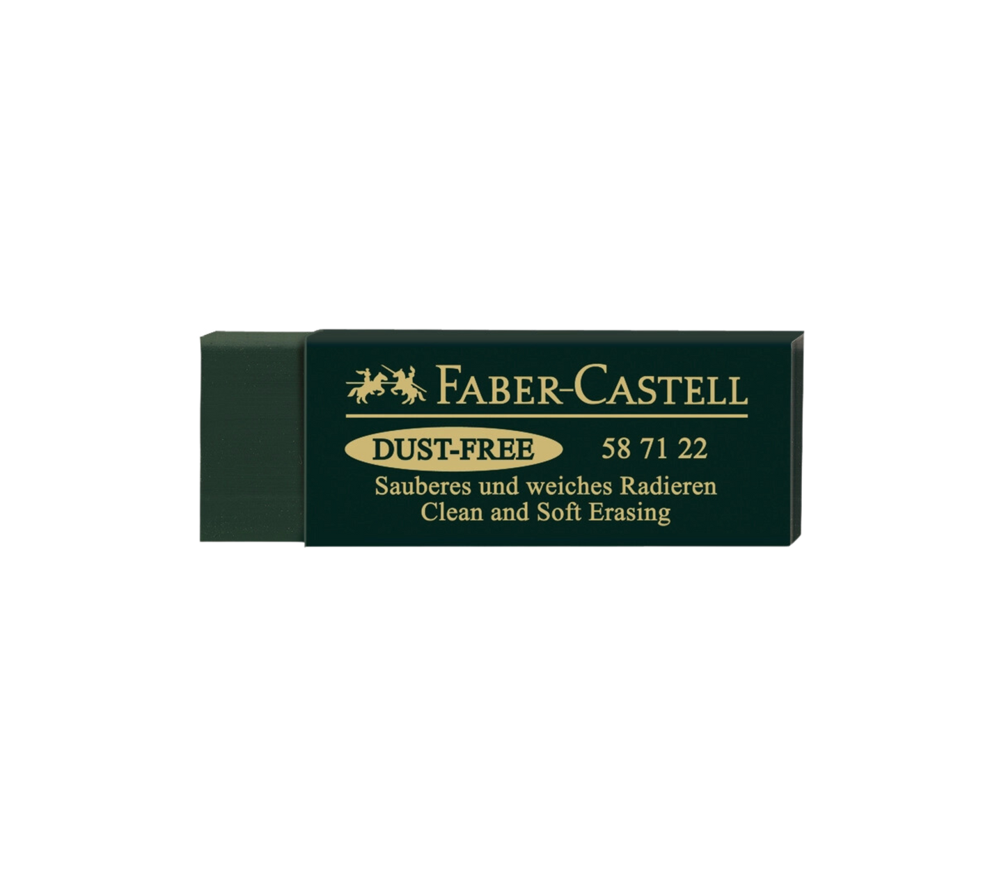 Dust-Free Vinyl Art Eraser - Green