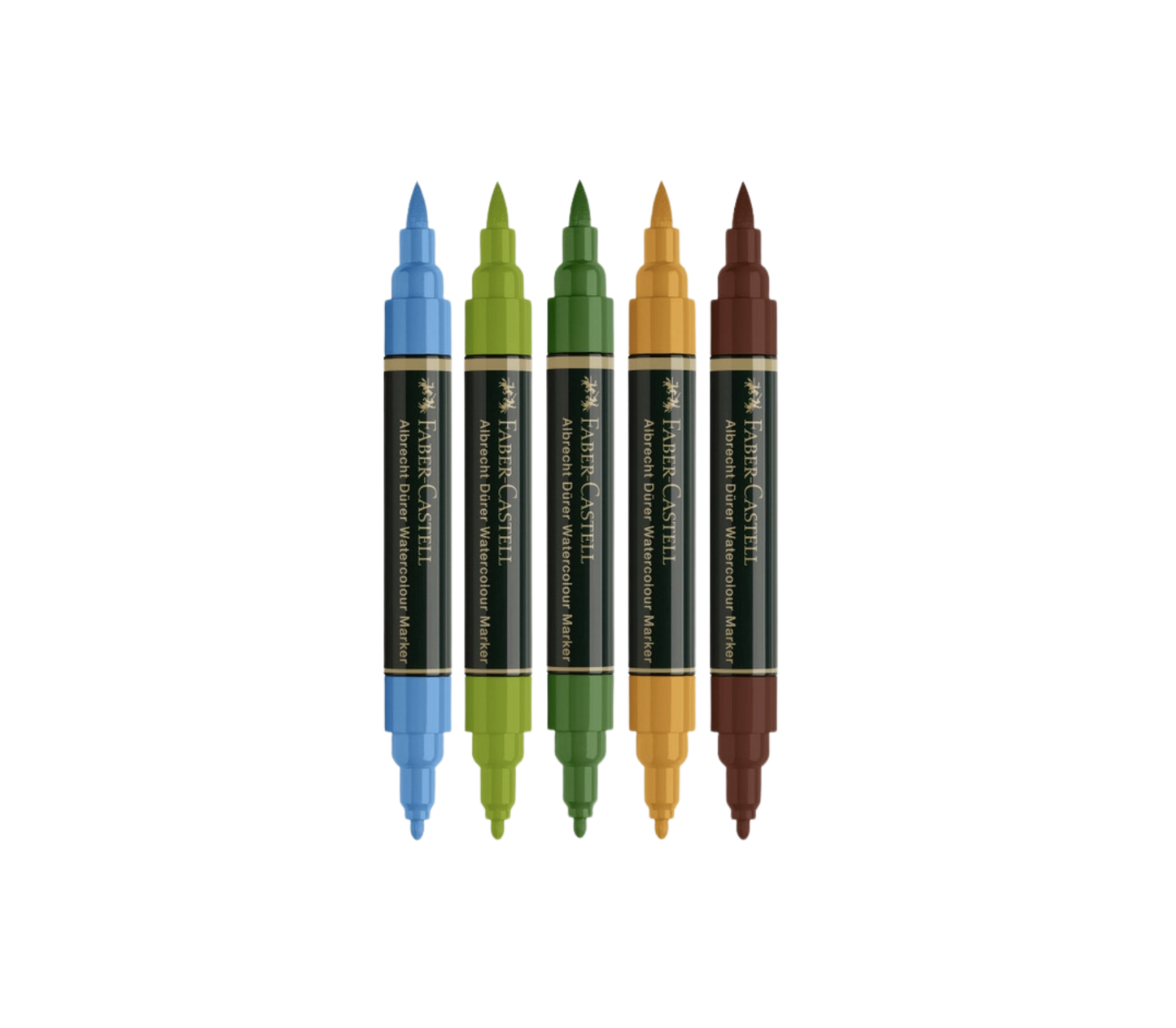 Albrecht Dürer Watercolor Markers, Plein Air - Wallet of 5