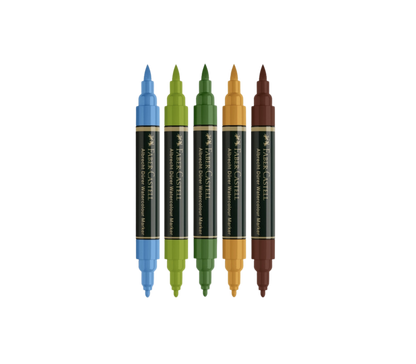 Albrecht Dürer Watercolor Markers, Plein Air - Wallet of 5