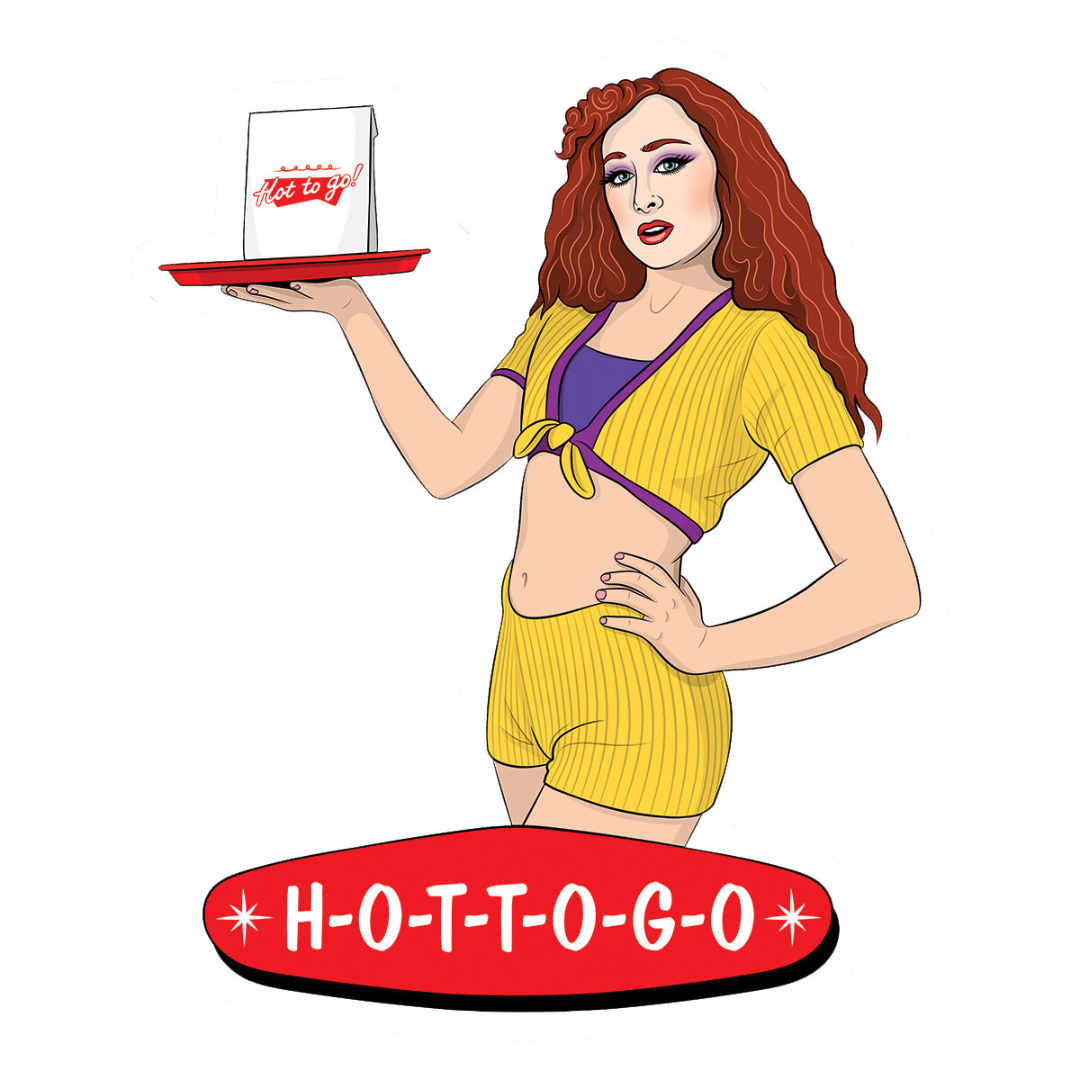 Chappell Hot To Go Die Cut Sticker