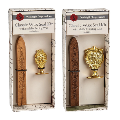Florentine Brass Stamp Wax Seal Kits