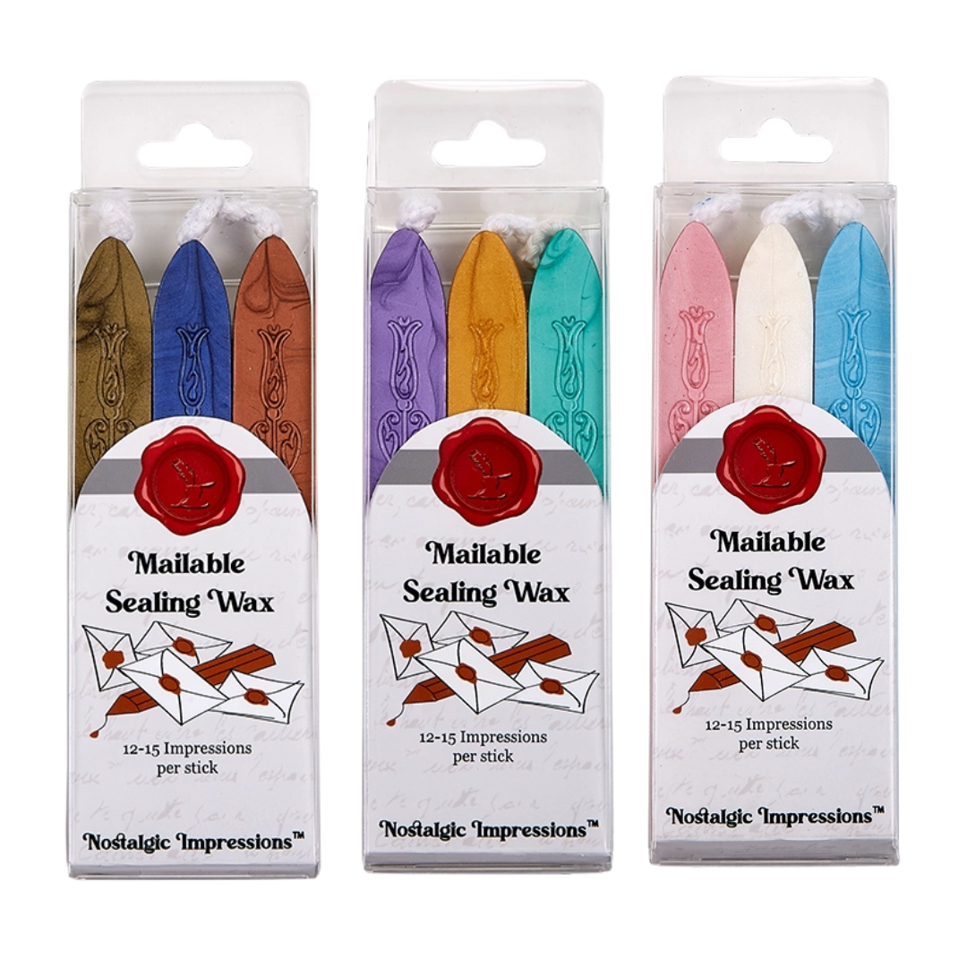 Sealing Wax Sticks with Wick 3PK