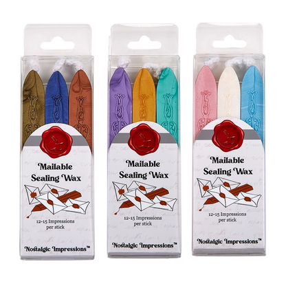 Sealing Wax Sticks with Wick 3PK