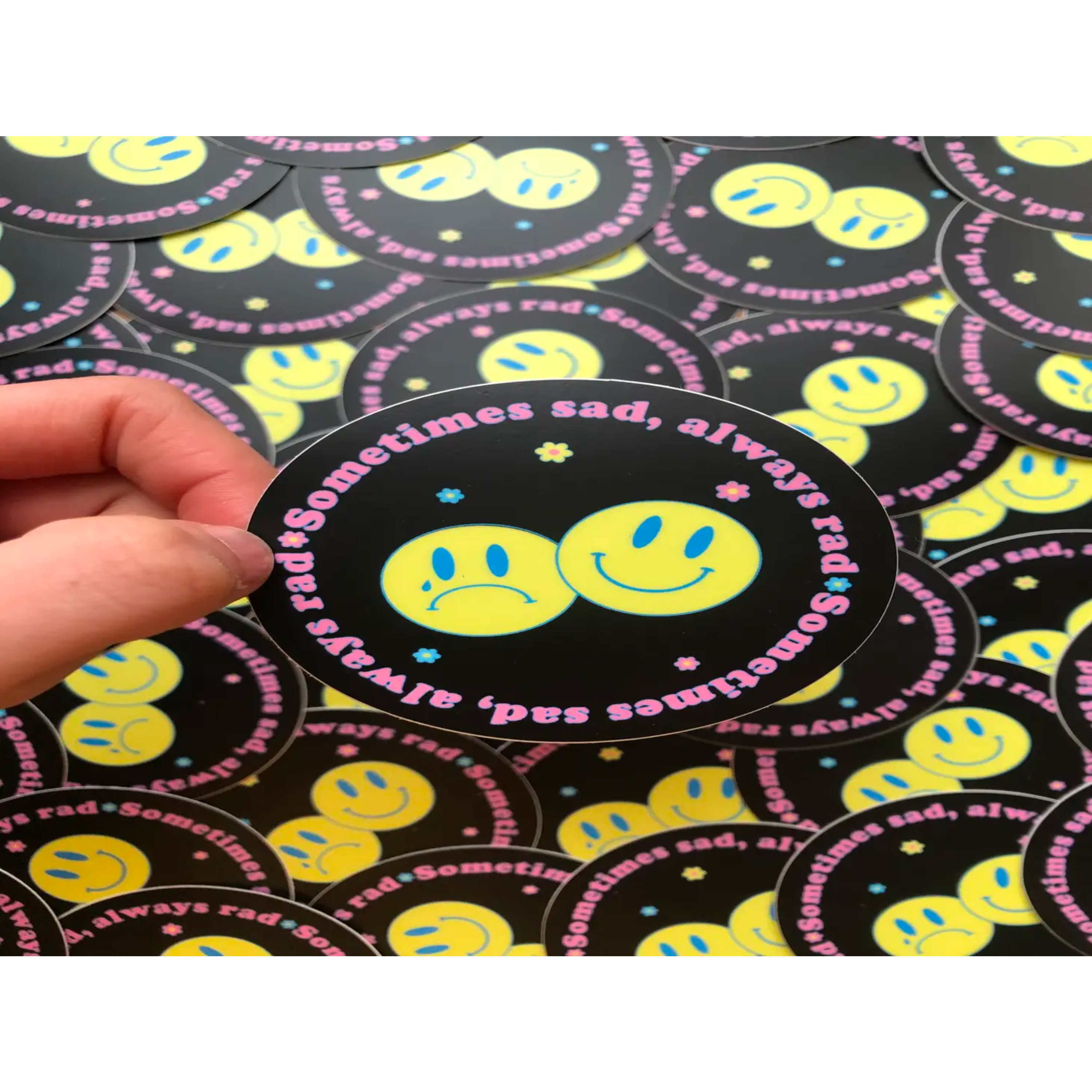 Sometimes sad, Always Rad Sticker – Daydream Art Supply