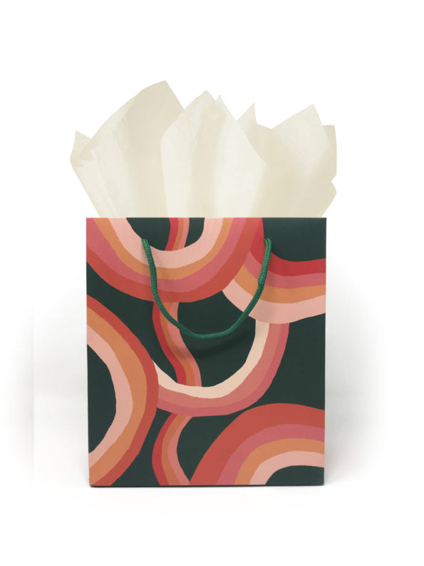 Wavy Rainbow Gift Bag