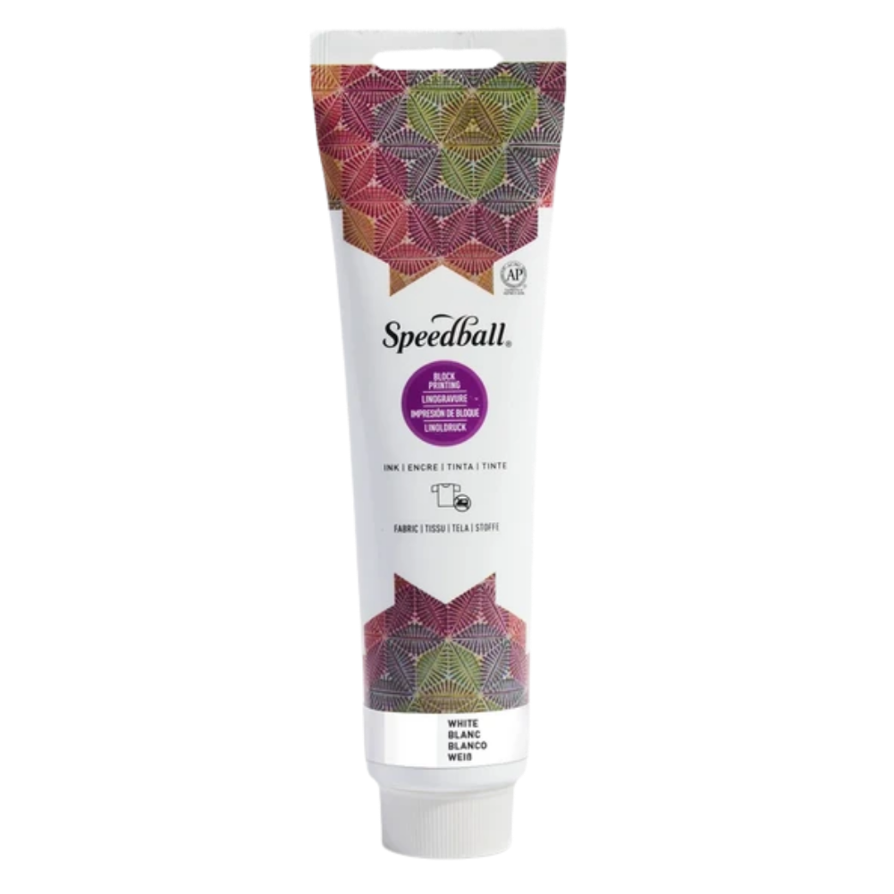 Fabric Block Printing Ink 5oz - White