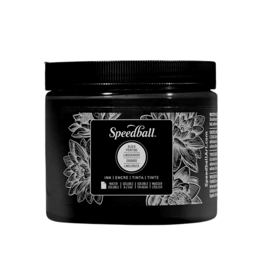 Water-Soluble Block Printing Inks - Black - 16 oz