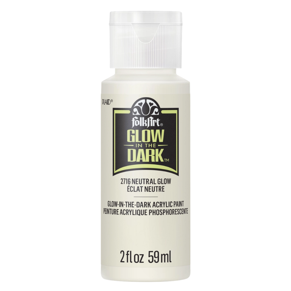 Folkart® Glow-in-The-Dark Acrylic Paint