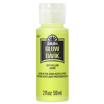 Folkart® Glow-in-The-Dark Acrylic Paint