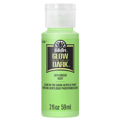Folkart® Glow-in-The-Dark Acrylic Paint