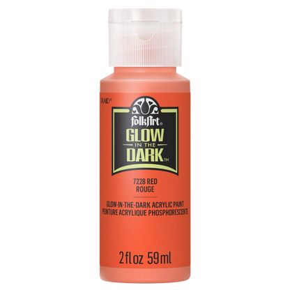 Folkart® Glow-in-The-Dark Acrylic Paint