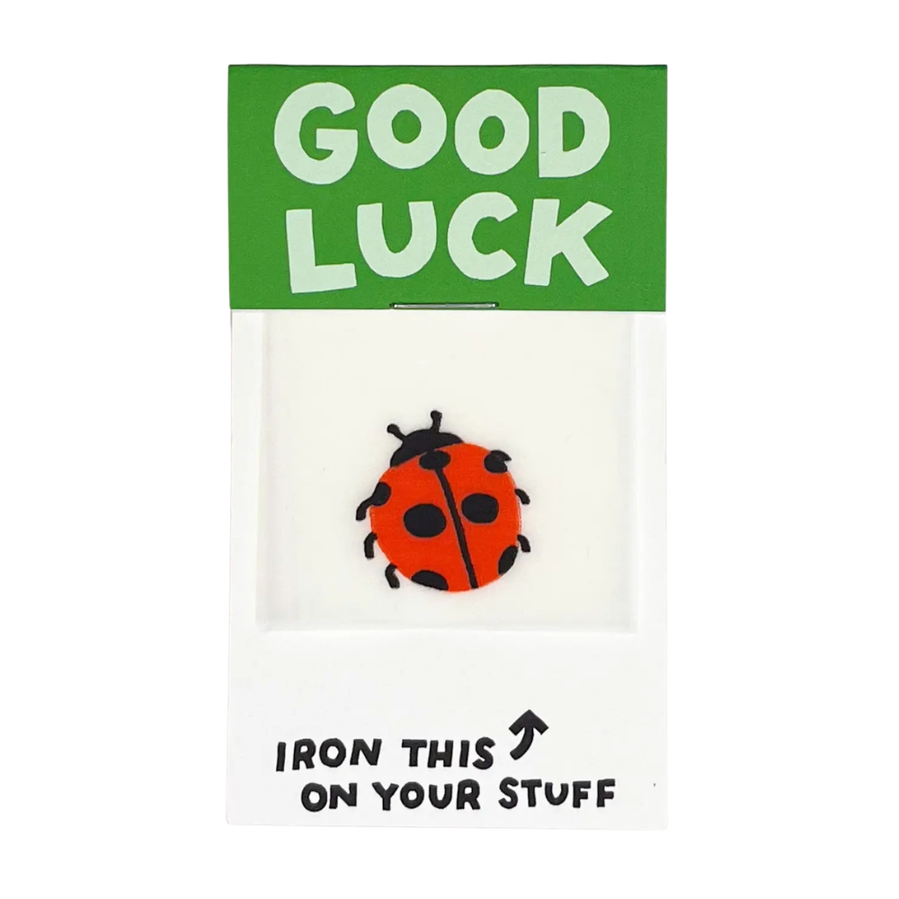 Good Luck Ladybug L'il Something Iron-On Card