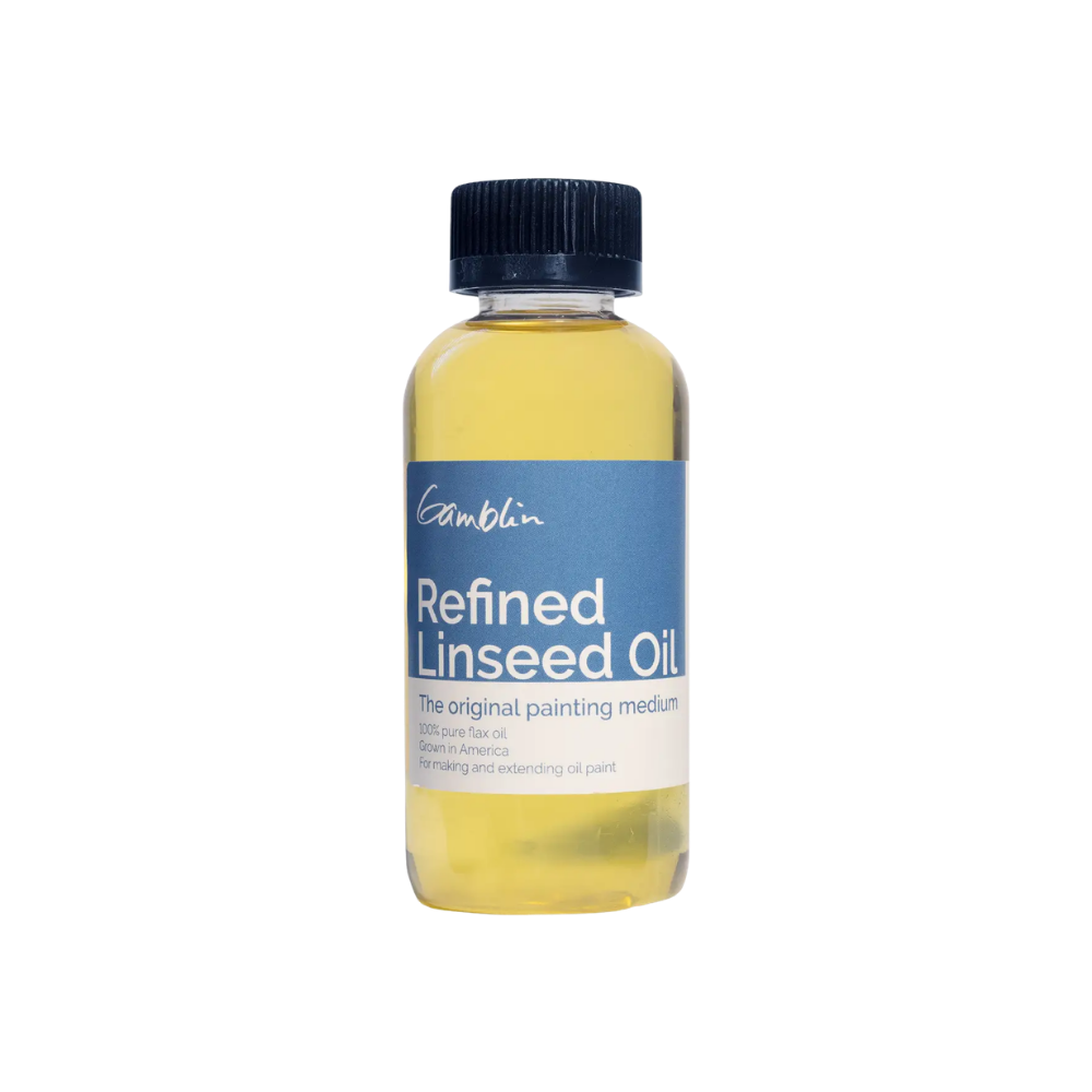 Gamblin Refined Linseed Oil Painting Medium – 4 oz