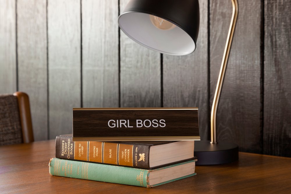 Girl Boss Nameplate