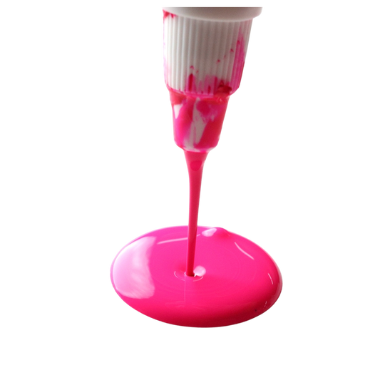 High Flow Fluorescent Magenta Acrylic Paint 4oz