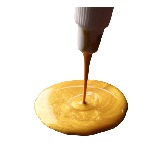 High Flow Iridescent Bright Gold (Fine) Acrylic Paint 4oz