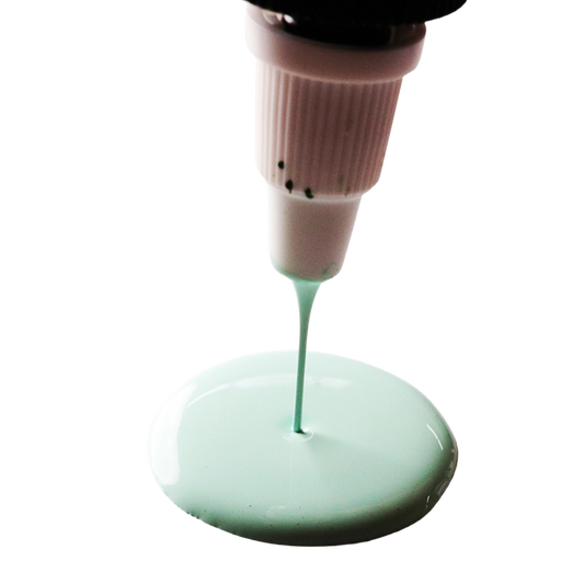 High Flow Light Phthalo Green Acrylic Paint 4oz