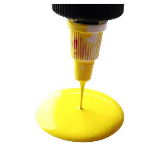 High Flow Primary Yellow Acrylic Paint 4oz