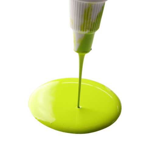 High Flow Light Green (Yellow Shade) Acrylic Paint 4oz