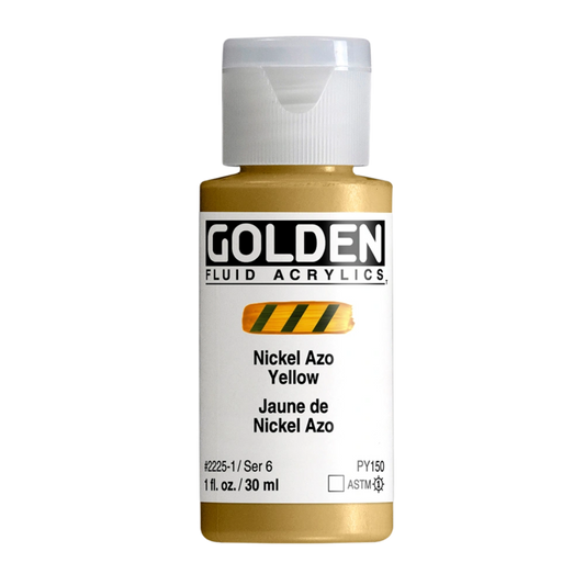 Golden Fluid Acrylic Paint 1oz - Nickel Azo Yellow