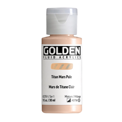 Golden Fluid Acrylic Paint 1oz - Titan Mars Pale