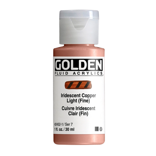Golden Fluid Acrylic Paint 1oz - Iridescent Copper Light (Fine)