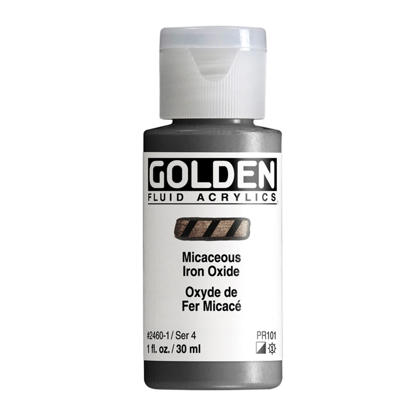 Golden Fluid Acrylic Paint 1oz - Micaceous Iron Oxide