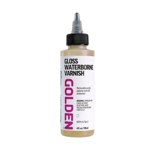 Gloss Waterborne Acrylic Varnish w/UVLS 4oz