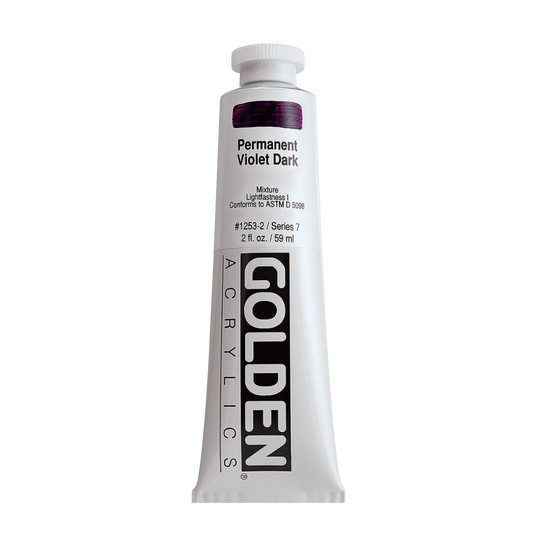 Heavy Body Acrylic 2oz Permanent Violet Dark