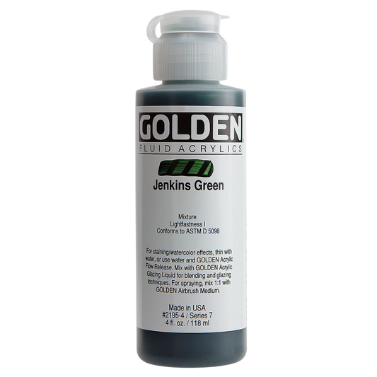 Fluid Jenkins Green Acrylic Paint 4oz