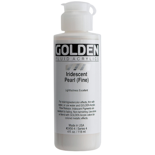 Fluid Iridescent Pearl (Fine) Acrylic Paint 4oz