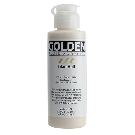 Fluid Titan Buff Acrylic Paint 4oz