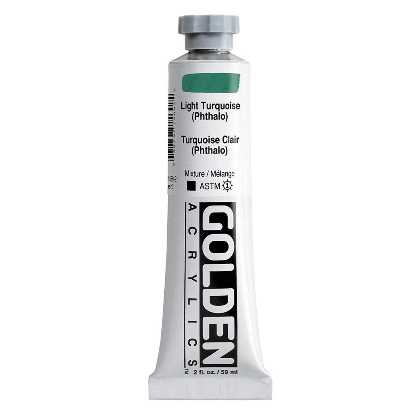 Heavy Body Acrylic 2oz Light Turquoise (Phthalo)