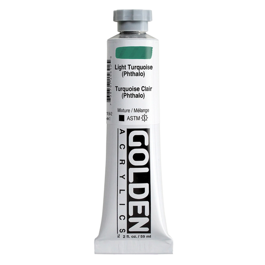 Heavy Body Acrylic 2oz Light Turquoise (Phthalo)