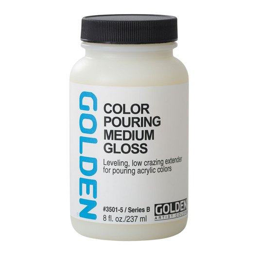 Golden Color Pouring Medium - Gloss