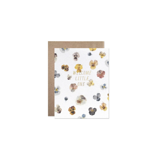 Welcome Little One Greeting Card
