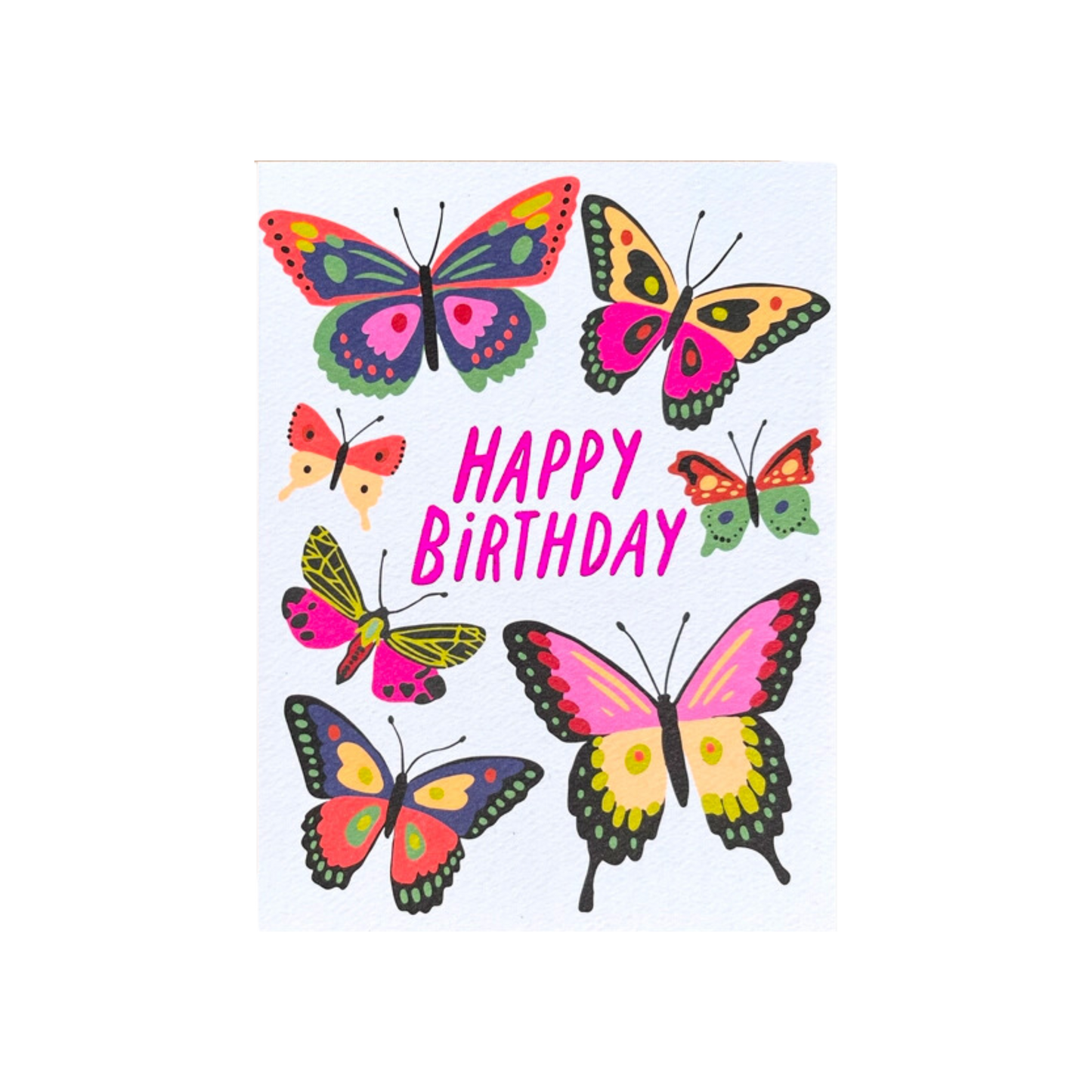 Happy Birthday Butterflies Card